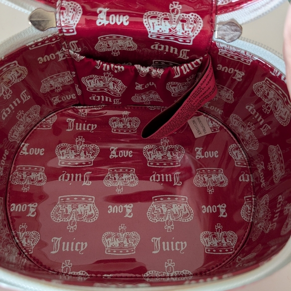 Vintage Y2K Juicy Couture Red Velour Train Case - Picture 9 of 12